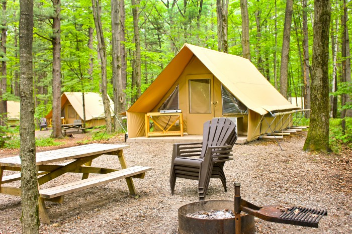 Camping au plus près de la nature